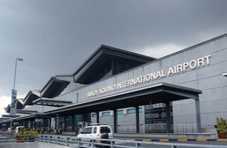 Exterior of Ninoy Aquino Airport, Manila.
