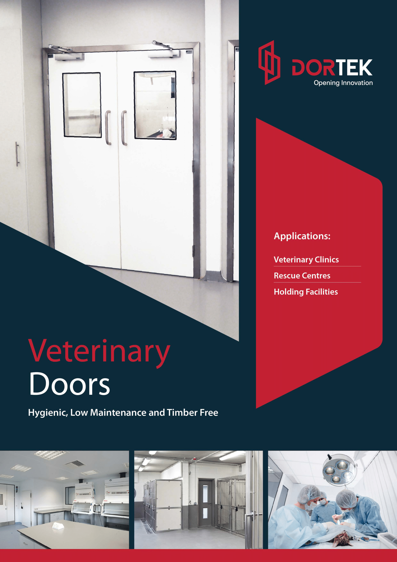 Dortek veterinary doors brochure