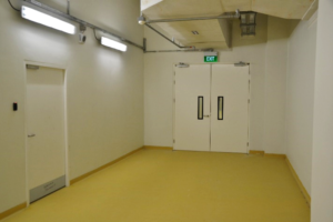 White FRP Doors in an Infant formula facility.