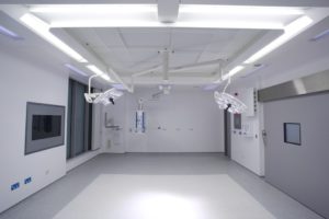 Salford Royal operating room. 